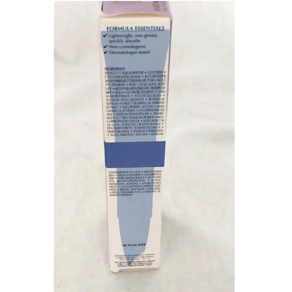 L'oreal Collagen Instant Line Filler Wrinkle Repair Treatment Hyaluronic 1.0 oz
